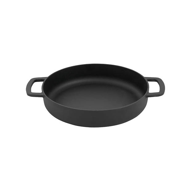 COMBEKK braadpan double handle Ø 24 cm - zwart