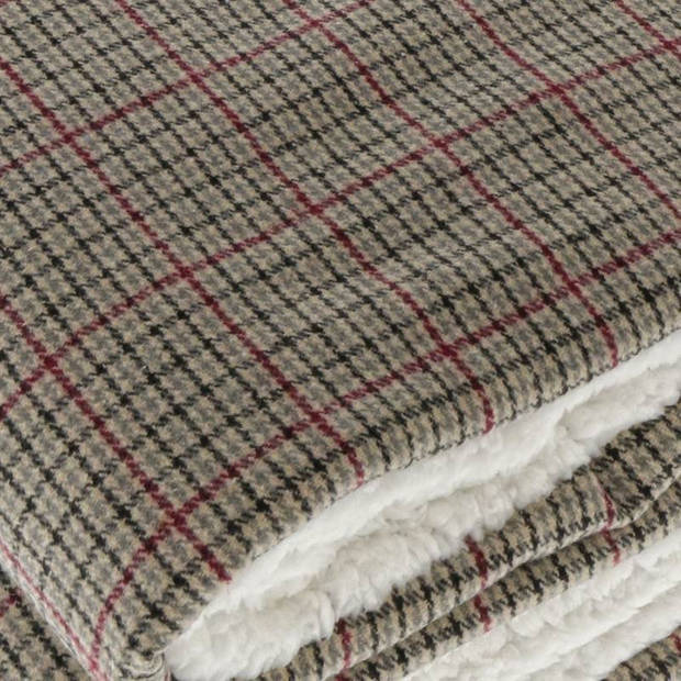 Unique Living Eton fleece plaid - Fleece polyester - 150x200 cm - Multi
