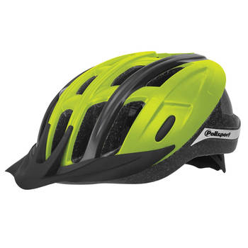 Polisport fietshelm Ride In EPS in-mold geel/zwart maat 58-62 cm