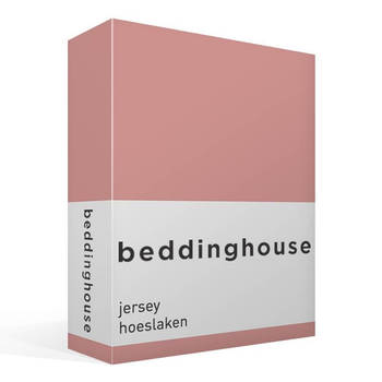 Beddinghouse Hoeslaken Jersey Pink-1-persoons (80/90 x 200/210/220 cm)
