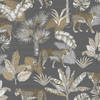 DUTCH WALLCOVERINGS Behang Leopard grijs en beige