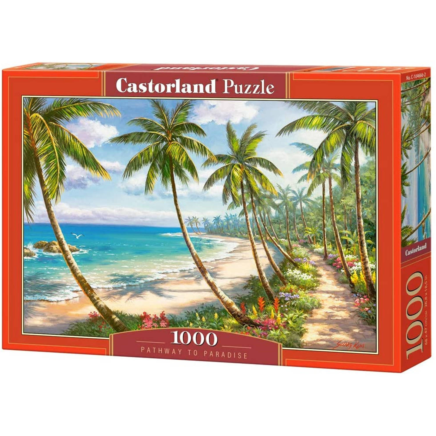 Castorland Puzzel Pathway To Paradise Karton 68 Cm 1000 Stukjes