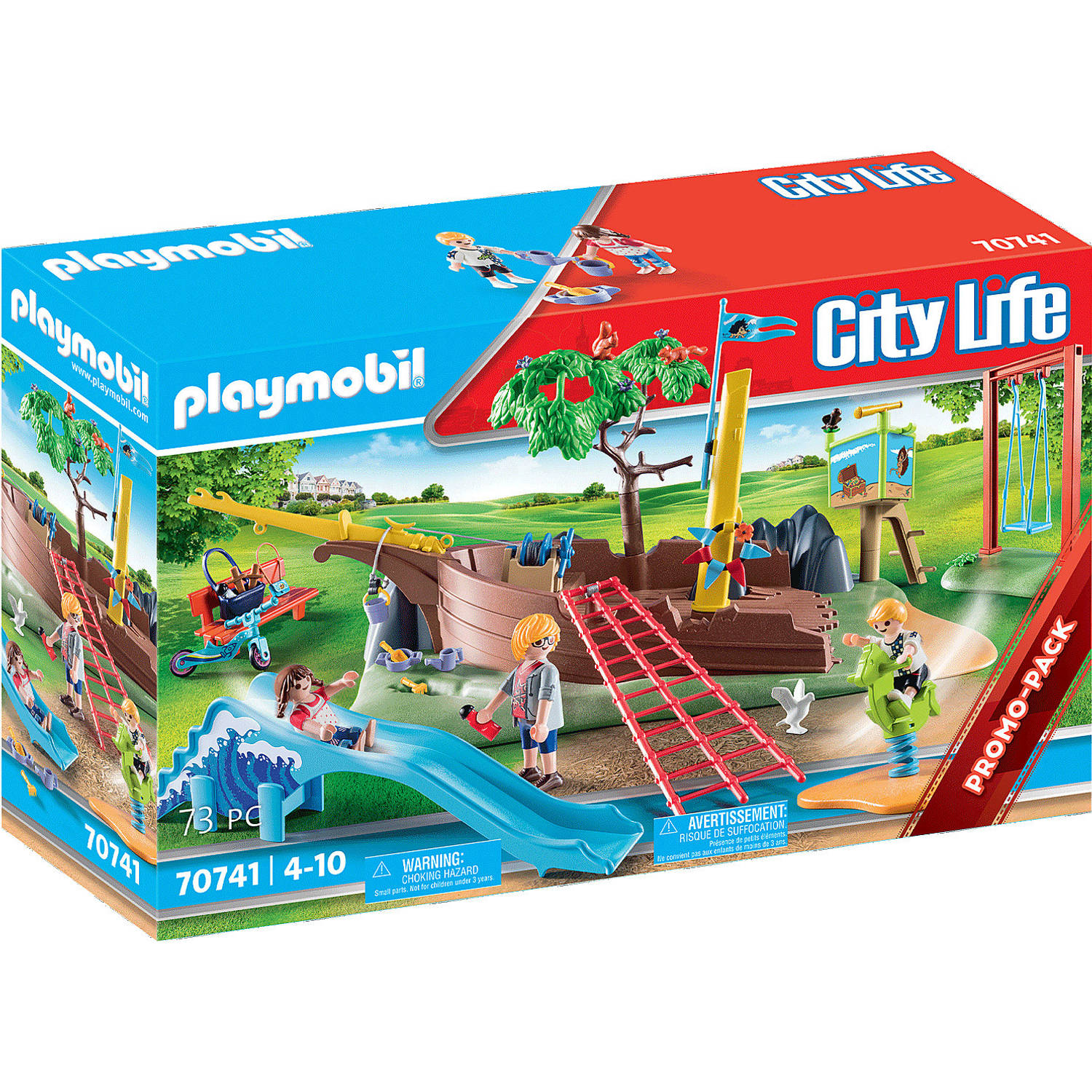 Playmobil City Life 70741 avontuurlijk speeltuin met scheepswrak
