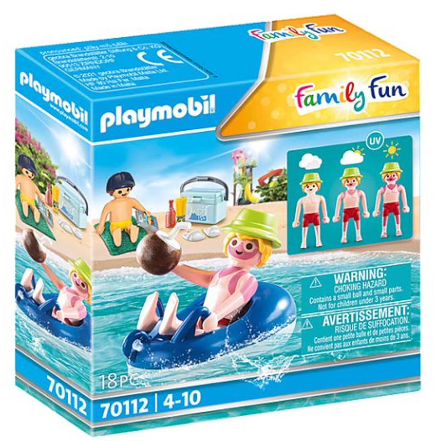 Playmobil 70112 Family Fun Badgast met zwembanden