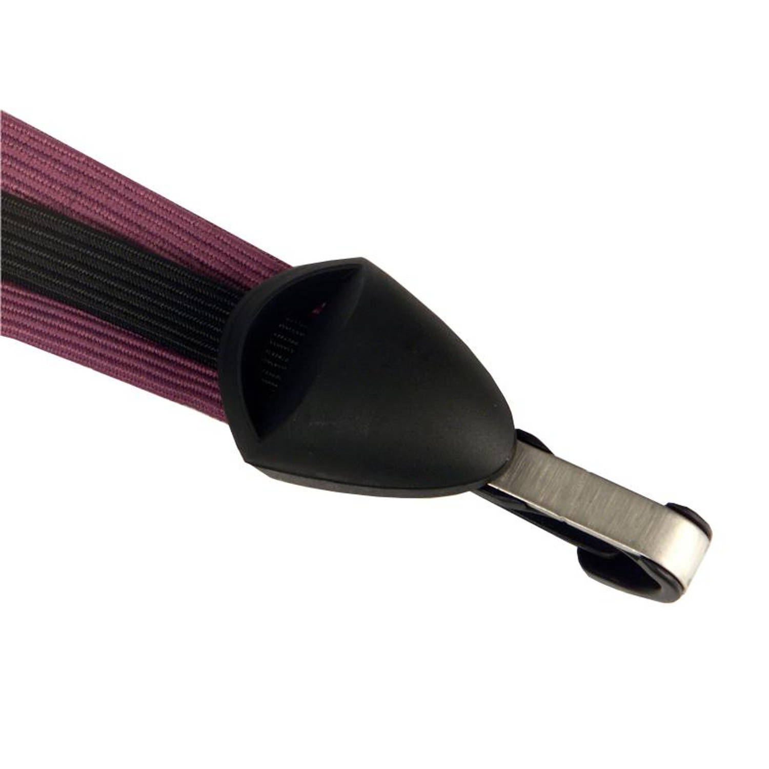 Bibia veiligheidsbinder 50 cm RVS roze-zwart