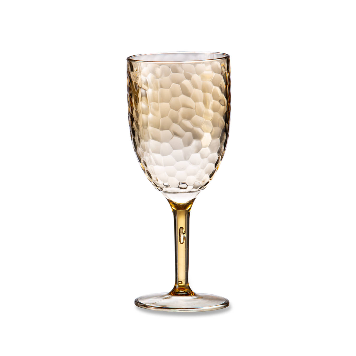 pakket houder Bestuiver Blokker wijnglas kunststof geel- 38cl | Blokker