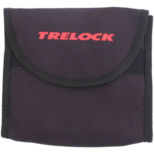 Trelock Ringslot set "RS 430" inclusief ZR 355 insteekketting (100 cm) zwart/rood