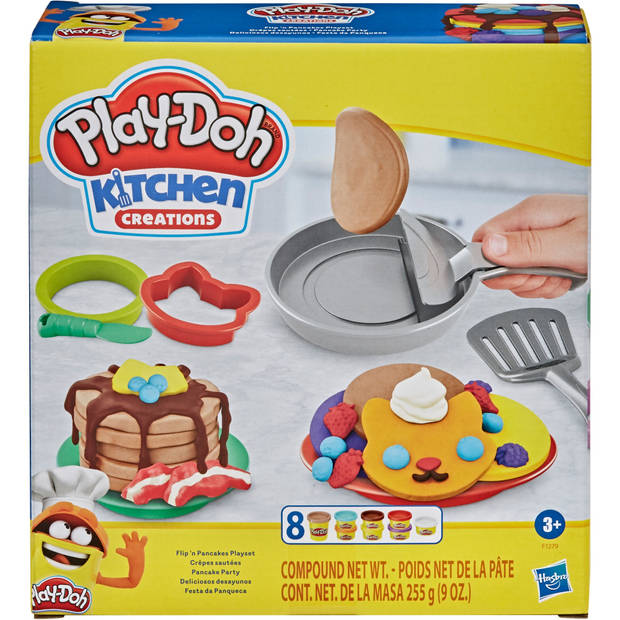 Play-Doh speelset Kitchen flip in the pan junior 23-delig