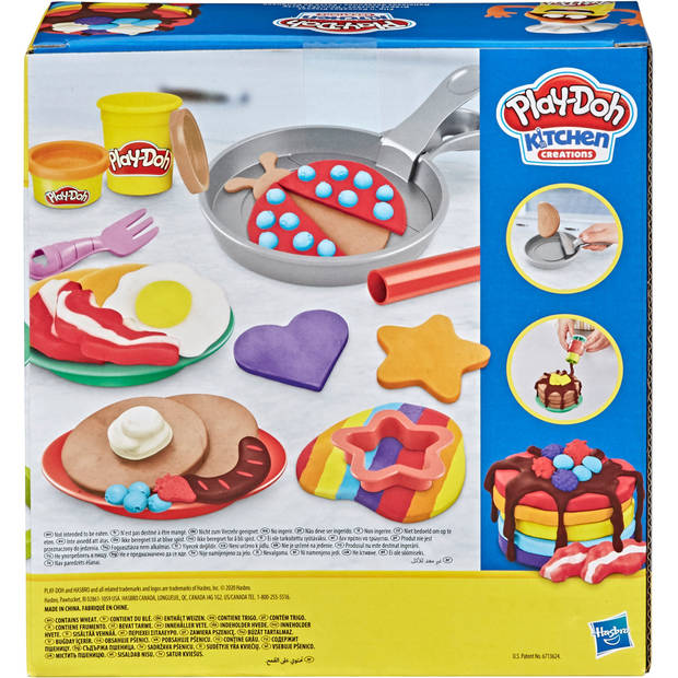 Play-Doh speelset Kitchen flip in the pan junior 23-delig