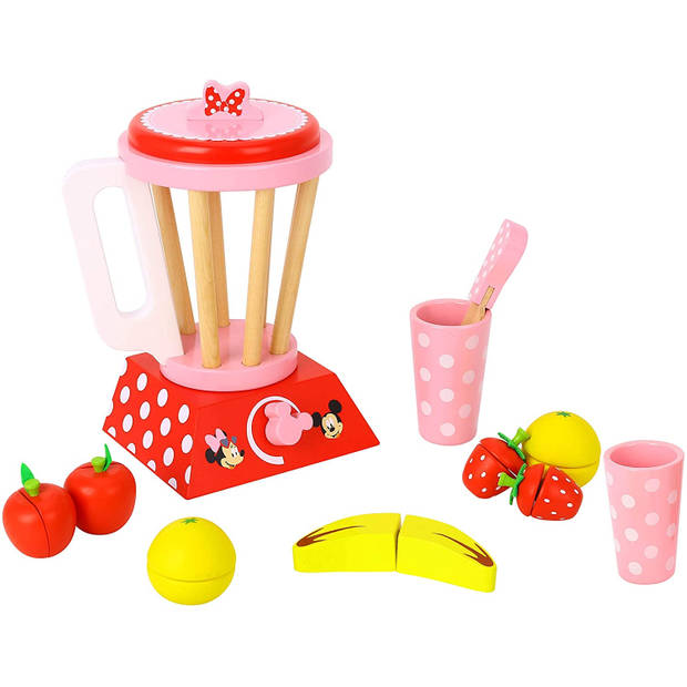 Disney smoothieset Minnie Mouse 30 x 9 x 12 cm hout 11-delig