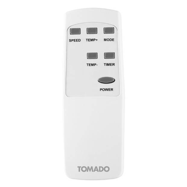 Tomado TMA1201W - Mobiele airco - 12000 BTU - 3-in-1 functie - met afstandsbediening - luxe raamkit