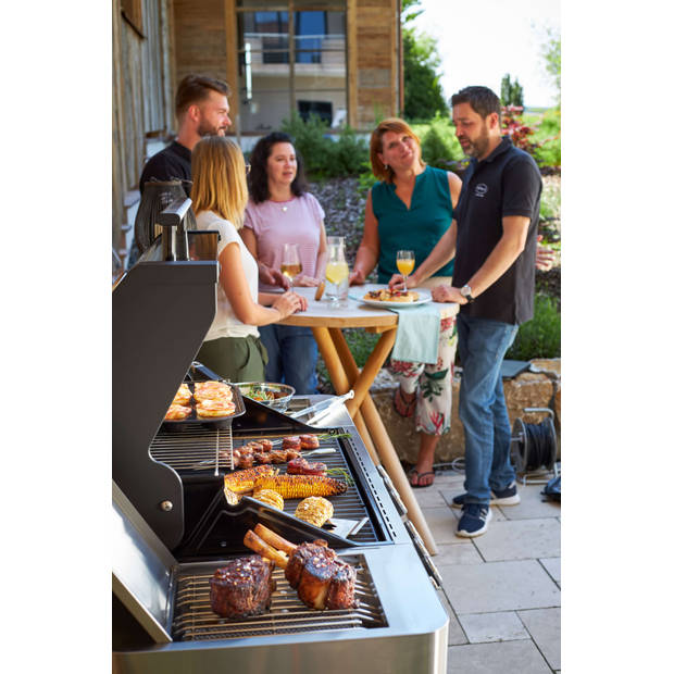 Rösle Barbecue - BBQ Accessoire GapX Reinigingsborstel Grillrooster - Roestvast Staal - Zilver