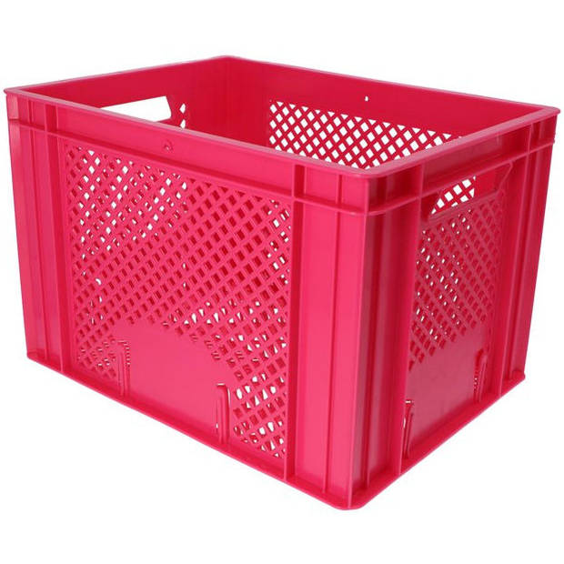 Non-Branded fietskrat 31,2 liter 40 x 30 cm roze