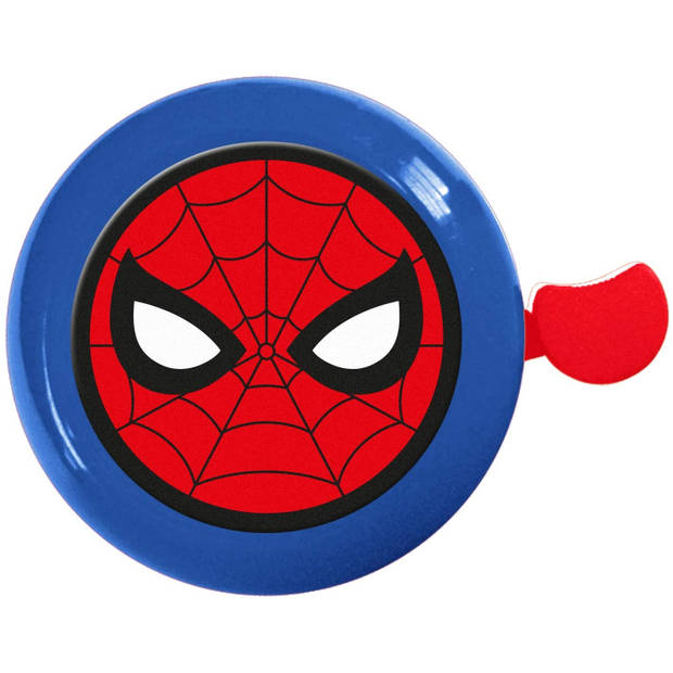 Stamp fietsbel Marvel Spider-Man junior 6 x 7 x 10 cm blauw/rood