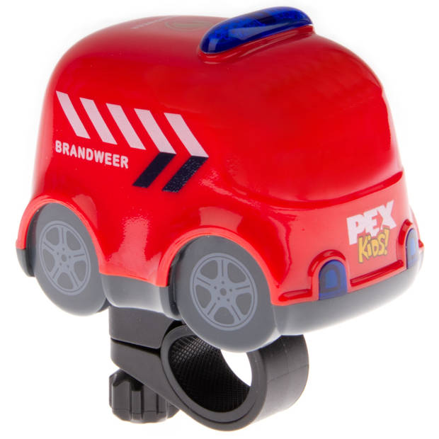 Pexkids toeter brandweerauto Perry junior rood