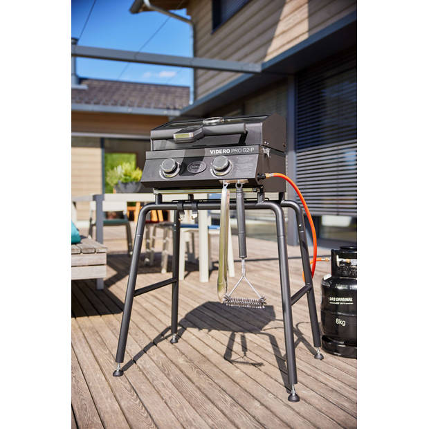 Rösle Barbecue - BBQ Accessoire Reinigingsborstel Grillrooster - Roestvast Staal - Zwart