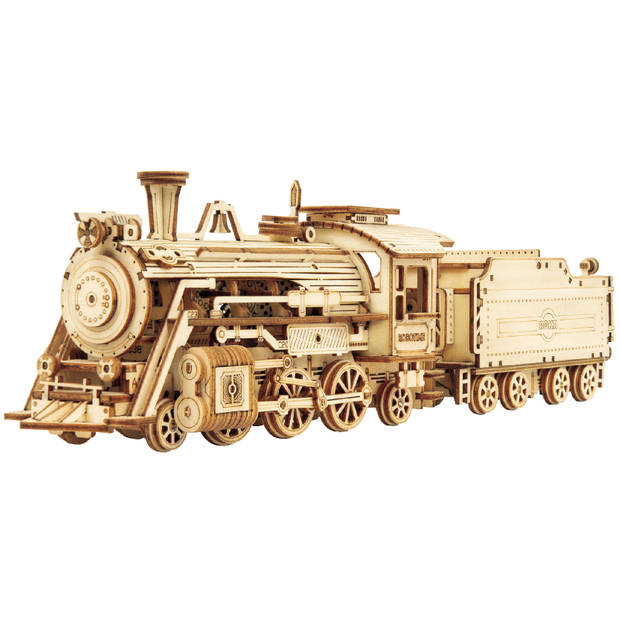 Robotime modelbouwpakket Prime Steam Express hout 308-delig
