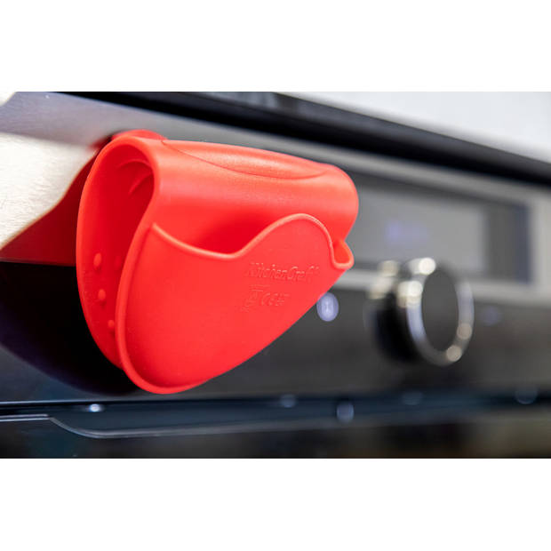 KitchenCraft Handvat Siliconen - Rood