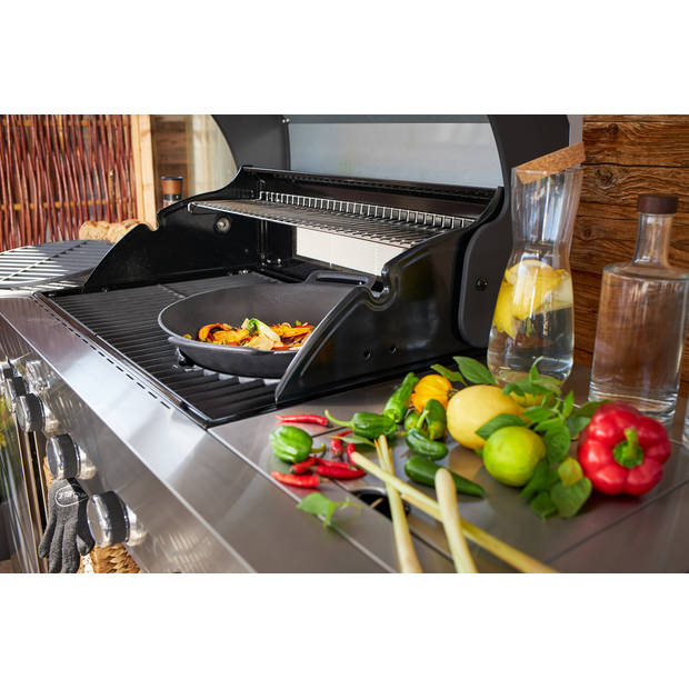 Rösle Barbecue - BBQ Accessoire Vario Pro Grill Rooster G3 & G4 - Gietijzer - Zwart