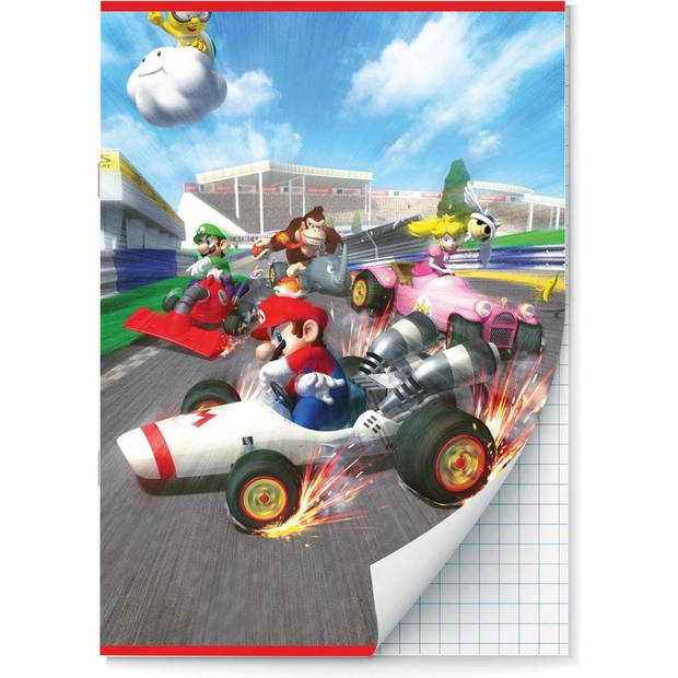 Mario Kart Schoolpakket kaftpapier voor schoolboeken en schriften