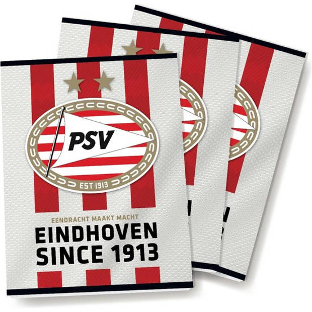 PSV schriften Lijn A5 KLEINE SCHRIFTEN - 3 stuks