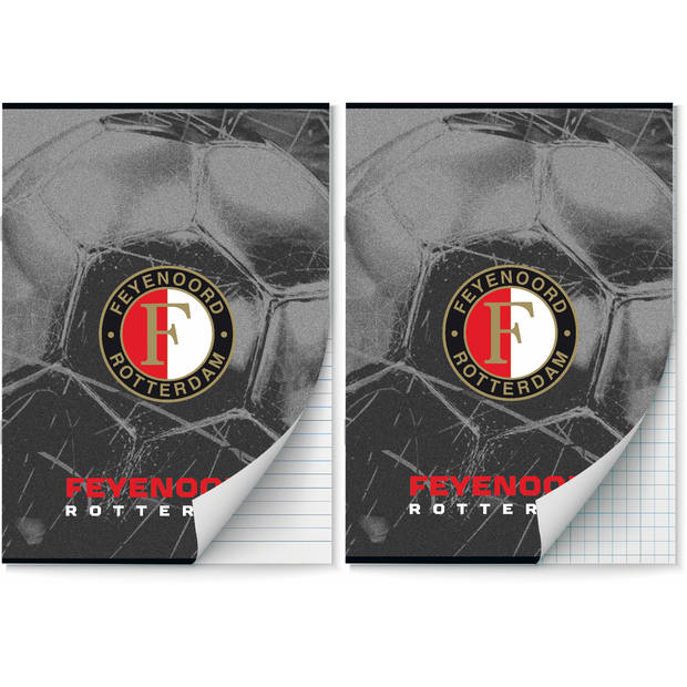 Feyenoord schriften Lijn en Ruit 10 mm A4 - 4 stuks