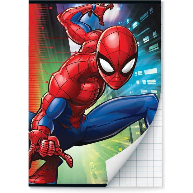 Spiderman schriften Ruit 10 mm A4 - 4 stuks