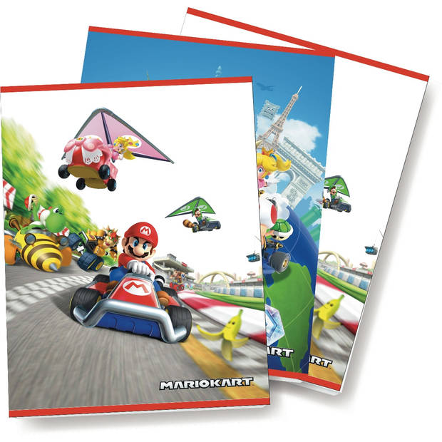Mario Kart - Back to School Schoolpakket - Kaftpapier Voor Schoolboeken En Schriften
