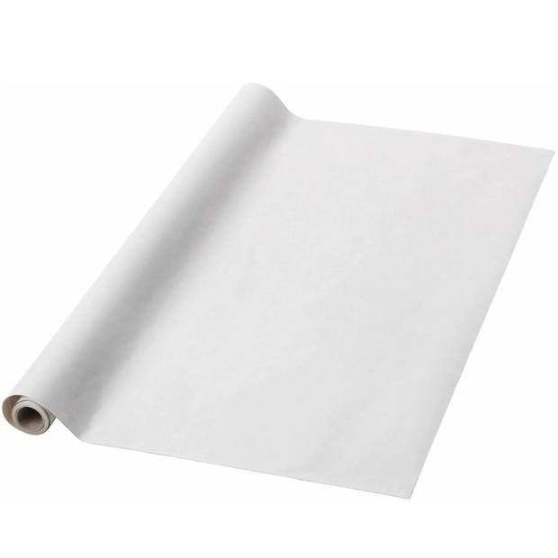 Witte kraft inpakpapier cadeaupapier 500 x 70 cm - 50 rollen