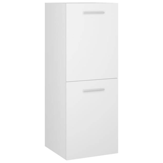 The Living Store Badkamermeubelset - Hoogglans wit - 60x38.5x46 cm (wastafelkast)