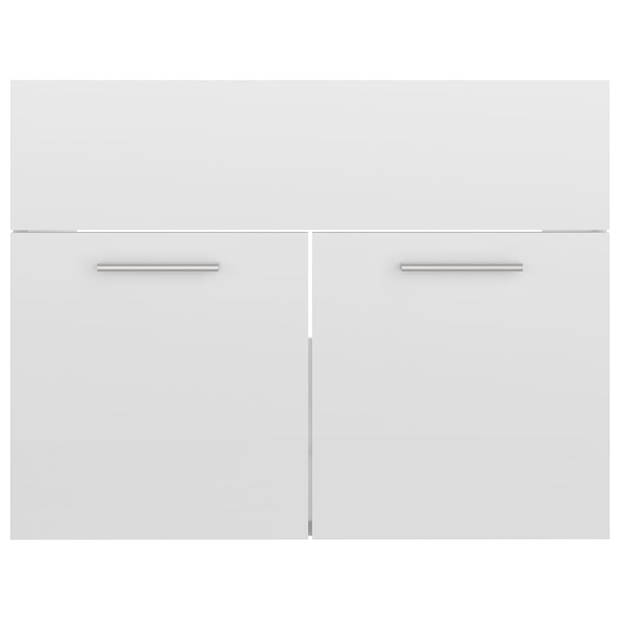 The Living Store Badkamermeubelset - Meubelset - Badkamermeubels - 60x38.5x46cm - Hoogglans wit