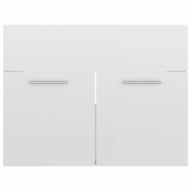 The Living Store Badkamermeubelset - Stijlvol - Meubelset - Afmetingen- 60 x 38.5 x 46 cm - Kleur- Hoogglans wit -