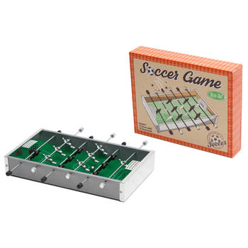 Invento desktop voetbalspel retr-Oh 18 x 22,5 cm grijs