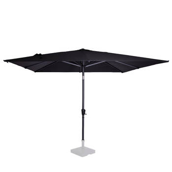 VONROC Premium Stokparasol Rosolina 280x280cm - Incl. beschermhoes – Vierkante parasol - Kantelbaar – UV werend doek - Z