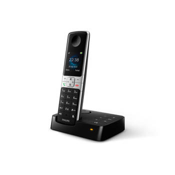 Philips DECT Telefoon D6351B - Huistelefoon 1 Handset - Plug & Play - Zwart