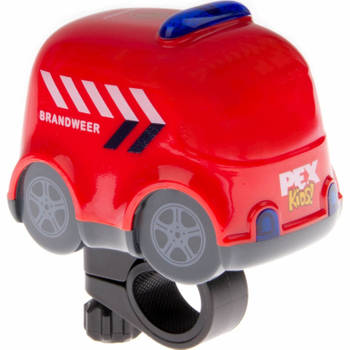 Pexkids toeter brandweerauto Perry junior rood
