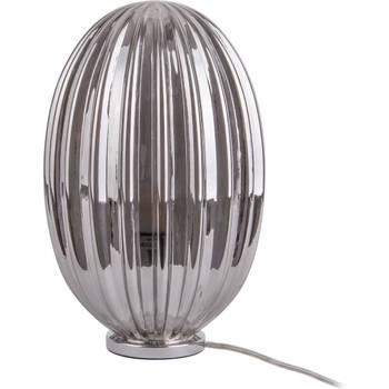 Leitmotiv Tafellamp Smart 31 x 20 cm E27 glas 40W grijs