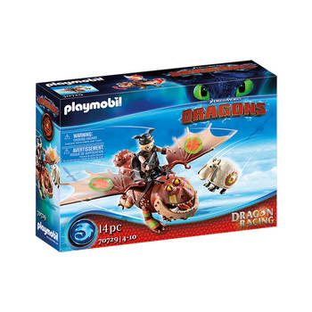 PLAYMOBIL Dragon Racing: Vissenpoot en Speknekje (70729)