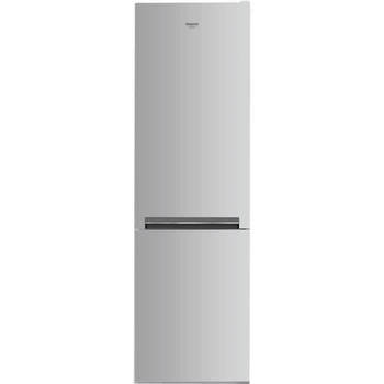 HOTPOINT H8A1ES - koelkast met vriesvak in bodem - 338L (227 + 111) - koud gebrouwen - A + - B 60 cm x H 189 cm - zilver