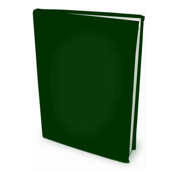 Rekbare boekenkaften A4 - Groen - 6 stuks