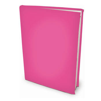Rekbare boekenkaften A4 - Roze - 3 stuks