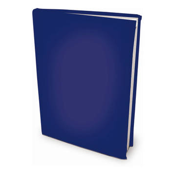 Rekbare boekenkaften A4 - Blauw - 12 stuks