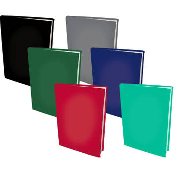 Benza Rekbare Boekenkaften voor A4 boeken met harde kaft - Verschillende kleuren - 6 Stuks