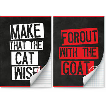 Make that the CAT wise schriften Lijn en Ruit 10 mm A4 - 4 stuks