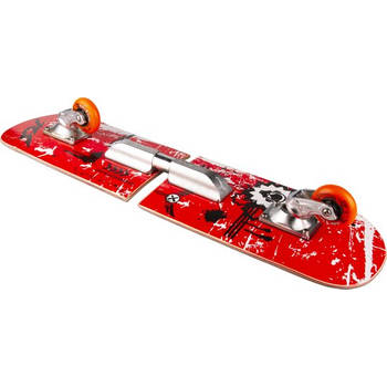 Rollersurfer Waveboard - Skateboard - Rood - 360 Graden Draaibaar - Vanaf 8 Jaar - Tot 120 kg