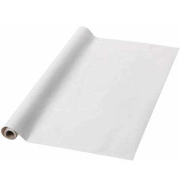 Witte kraft inpakpapier cadeaupapier 500 x 70 cm - 6 rollen