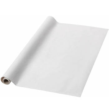 Witte kraft pakpapier cadeaupapier inpakpapier - 10 meter x 100 cm - 2 rollen