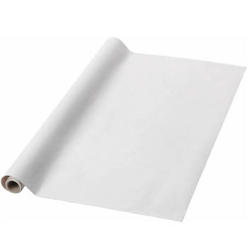 Witte kraft inpakpapier cadeaupapier 500 x 70 cm - 10 rollen