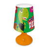 Kids nNachtlamp dino E14 junior 18 cm groen/oranje