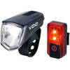 VDO verlichtingsset Eco light M60 FL RED RL 60 LED USB zwart